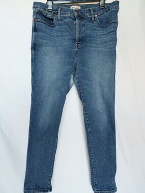 Madewell Stovepipe Jeans | High Rise Straight Leg Denim | Vintage Wash | Size 32